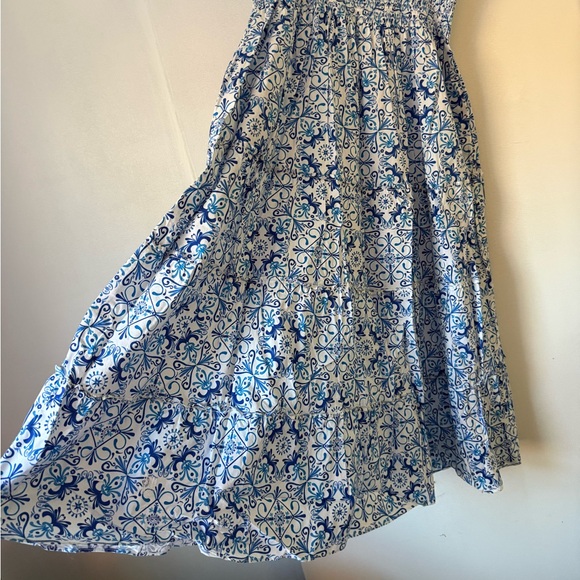 Hill House Blue and White Ellie Nap Dress - Picture 3 of 8